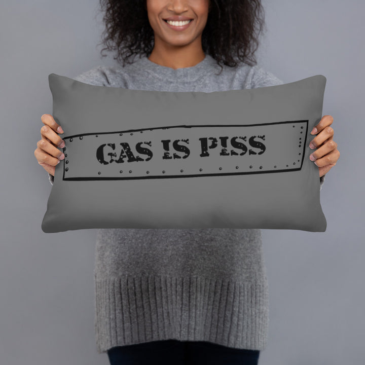 Gas is Piss Basic Pillow