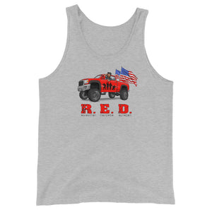 RED Unisex Tank Top