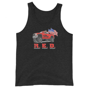 RED Unisex Tank Top