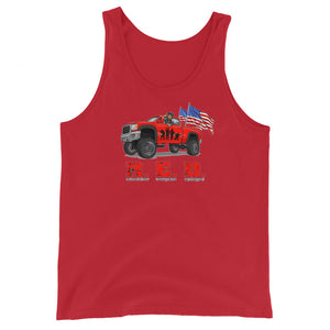 RED Unisex Tank Top