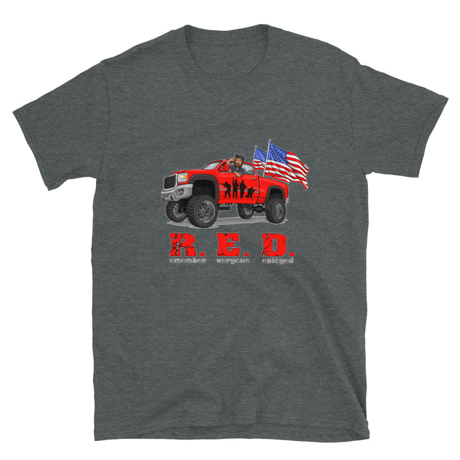 RED Short-Sleeve Unisex T-Shirt