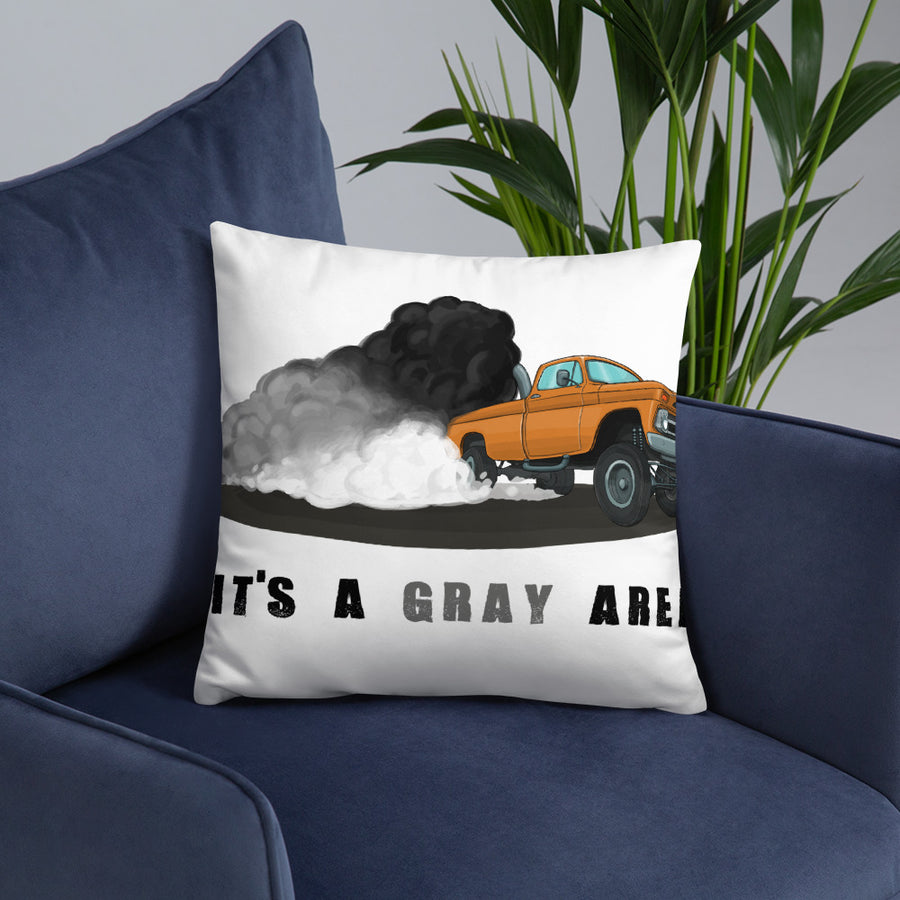 Gray Area Pillow