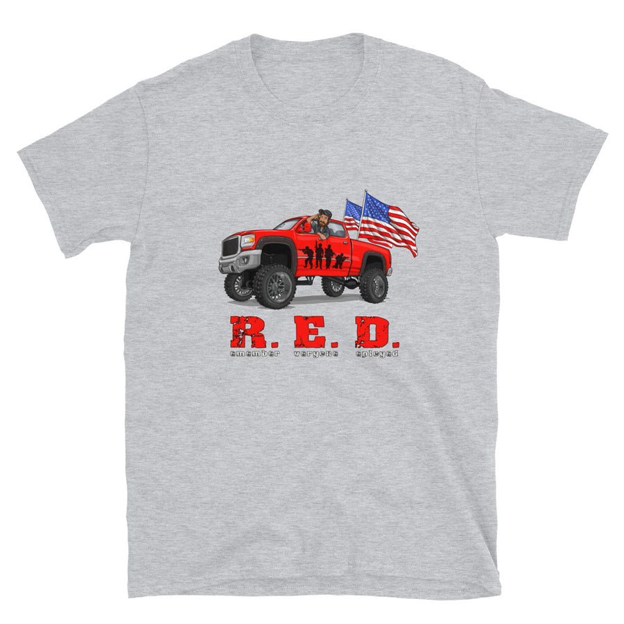 RED Short-Sleeve Unisex T-Shirt