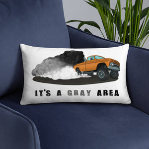 Gray Area Pillow