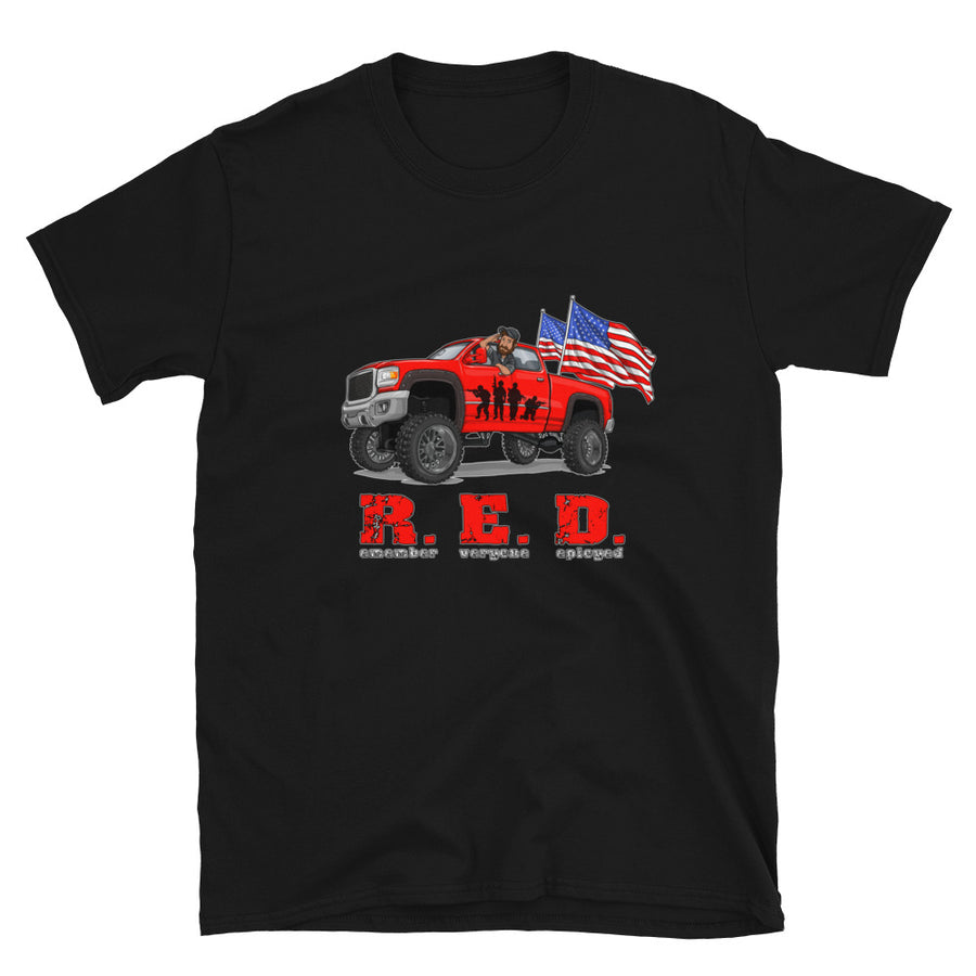 RED Short-Sleeve Unisex T-Shirt