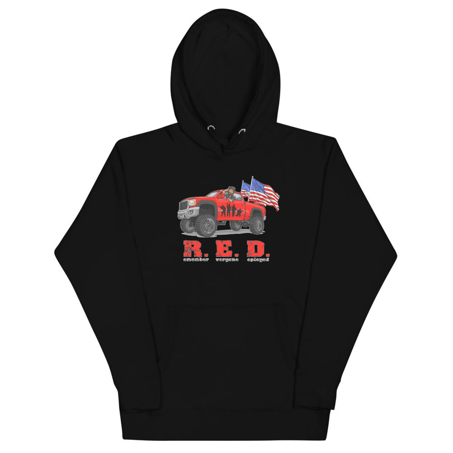 RED Unisex Hoodie